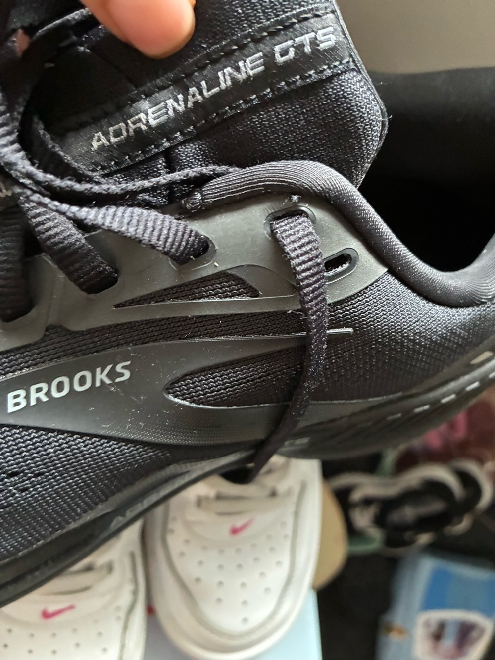 Brooks Adrenaline GTS 23 Shoes Womens 11 Black Running Sneakers - Picture 9 of 10